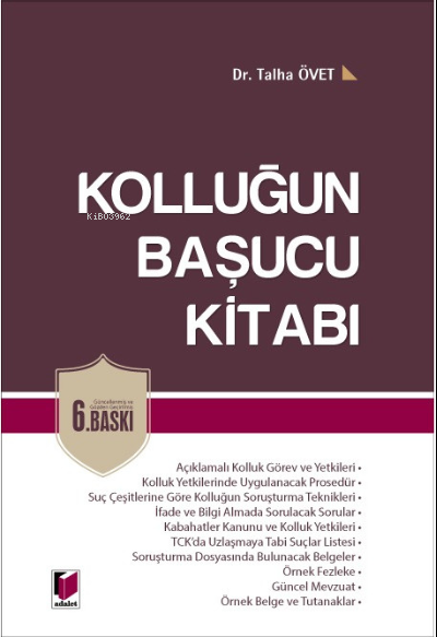 Kolluğun Başucu Kitabı - Talha Övet | Yeni ve İkinci El Ucuz Kitabın A