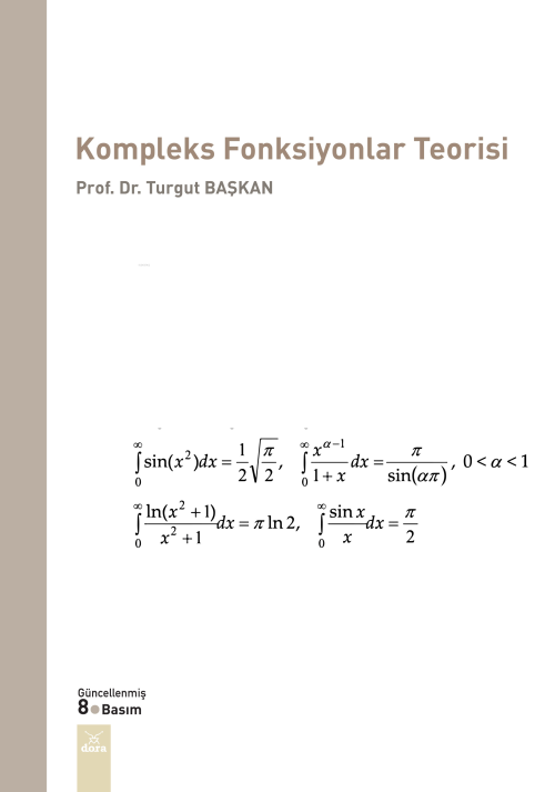 Kompleks Fonksiyonlar Teorisi - Turgut Başkan | Yeni ve İkinci El Ucuz