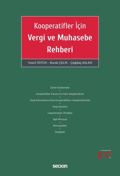 Kooperatifler İçin Vergi ve Muhasebe Rehberi - Yusuf Üstün | Yeni ve İ