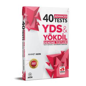 KPDS ve ÜDS Deneme Testleri - 40 Advanced Tests - Ahmet Akın- | Yeni v