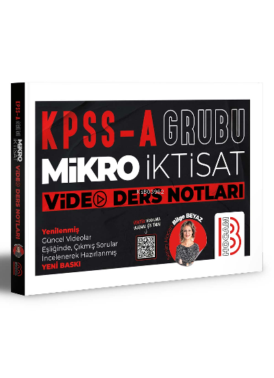 KPSS A Grubu Mikro İktisat Video Ders Notları - Bilge Beyaz | Yeni ve 