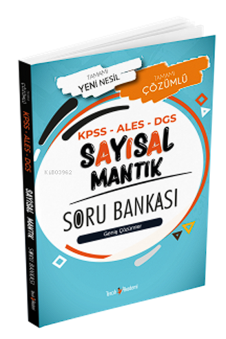 Kpss Ales Dgs Tamamı Çözümlü Sayısal Mantık Soru Bankası - Kolektif | 