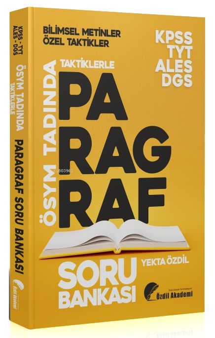 KPSS ALES DGS TYT Taktiklerle Paragraf Soru Bankası - Kolektif | Yeni 