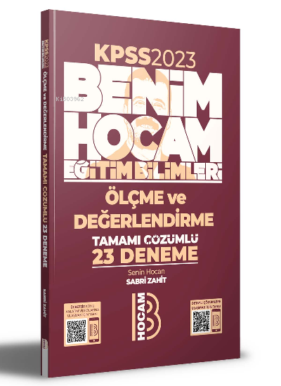 KPSS Eğitim Bilimleri Ölçme ve Değerlendirme Tamamı Çözümlü 23 Deneme 