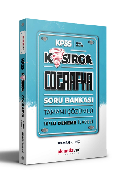 KPSS Genel Kültür Kasırga Coğrafya Tamamı Çözümlü Soru Bankası - Salma