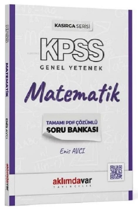 KPSS Matematik Kasırga Soru Bankası PDF Çözümlü - Enis Avcı | Yeni ve 