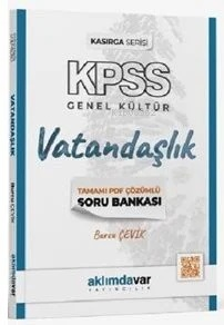 KPSS Vatandaşlık Kasırga Soru Bankası PDF Çözümlü - Burcu Çevik | Yeni