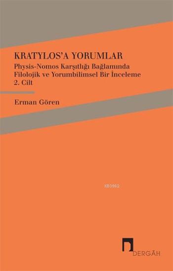 Kratylos'a Yorumlar 2. Cilt - Erman Gören | Yeni ve İkinci El Ucuz Kit