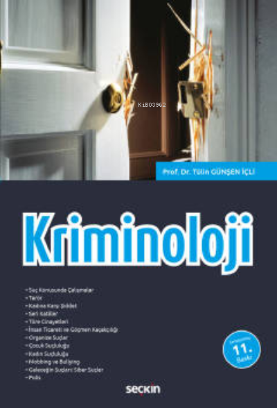 Kriminoloji - Tülin Günşen İçli | Yeni ve İkinci El Ucuz Kitabın Adres