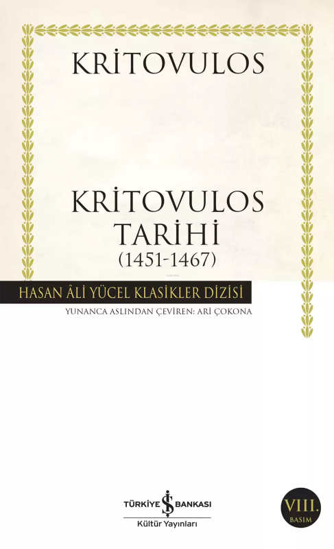 Kritovulos Tarihi (1451-1467) - Kritovulos | Yeni ve İkinci El Ucuz Ki