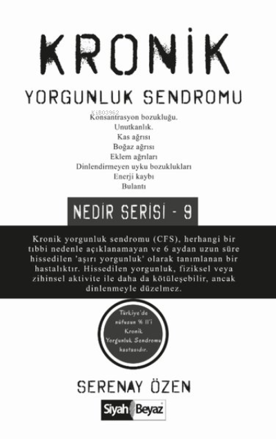 Kronik Yorgunluk Sendromu - Serenay Özen | Yeni ve İkinci El Ucuz Kita