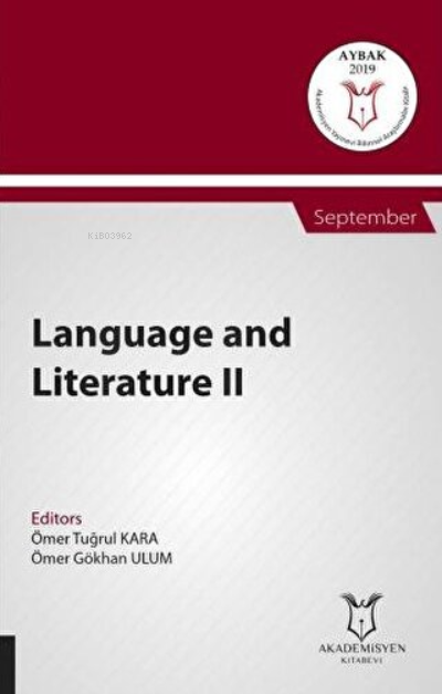 Language and Literature II (AYBAK 2019 Eylül) - Ömer Gökhan Ulum | Yen