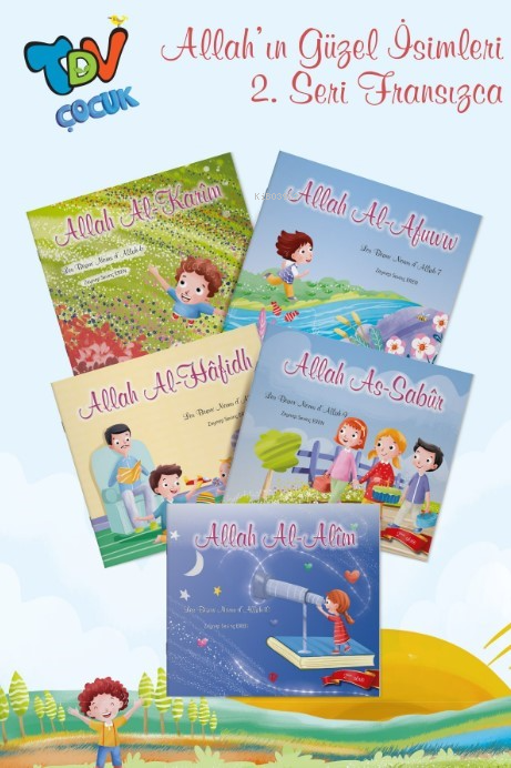 Les Beaux Noms d'Allah ;(Allah’ın Güzel İsimleri 2 Set 5 Kitap) - Zeyn