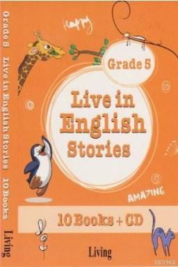 Live in English Stories Grade 5 - 10 Books-CD - Seval Deniz | Yeni ve 