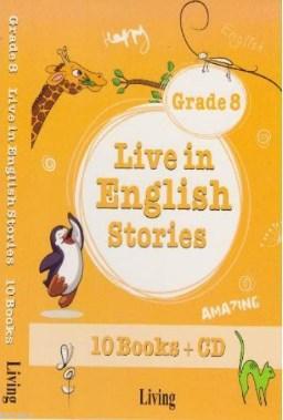 Live in English Stories Grade 8 - 10 Books-CD - Seval Deniz | Yeni ve 