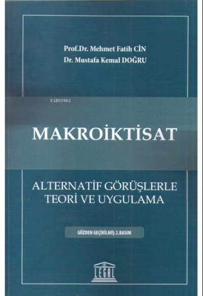 Makroiktisat - Mehmet Fatih Cin | Yeni ve İkinci El Ucuz Kitabın Adres