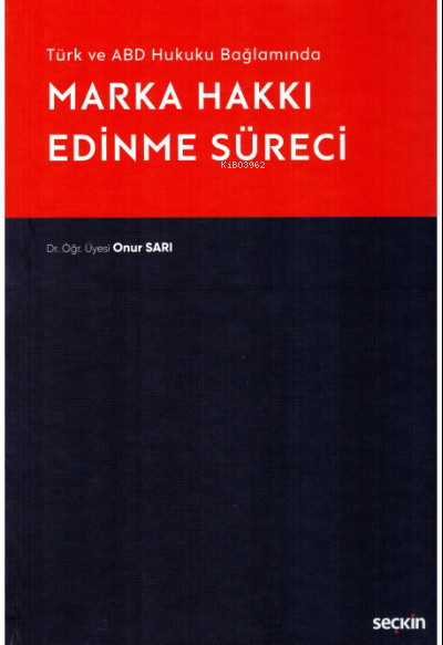 Marka Hakkı Edinme Süreci - Onur Sarı | Yeni ve İkinci El Ucuz Kitabın