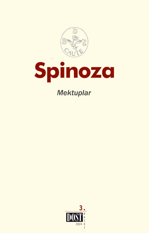 Mektuplar - Benedictus Spinoza- | Yeni ve İkinci El Ucuz Kitabın Adres