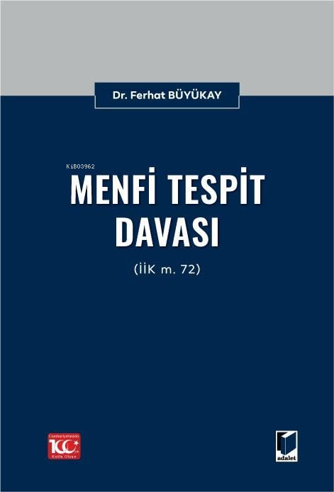 Menfi Tespit Davası (İİK m. 72) - Ferhat Büyükay | Yeni ve İkinci El U