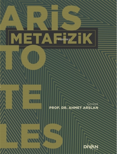 Metafizik - Aristoteles (Aristo) | Yeni ve İkinci El Ucuz Kitabın Adre