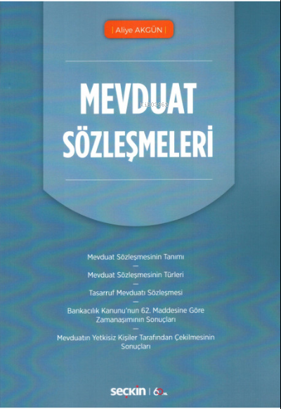 Mevduat Sözleşmeleri - Aliye Akgün | Yeni ve İkinci El Ucuz Kitabın Ad