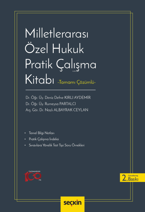 Milletlerarası Özel Hukuk Pratik Çalışma Kitabı - Rumeysa Partalcı | Y