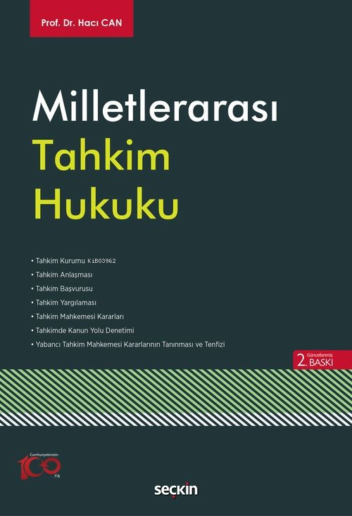 Milletlerarası Tahkim Hukuku - Hacı Can | Yeni ve İkinci El Ucuz Kitab