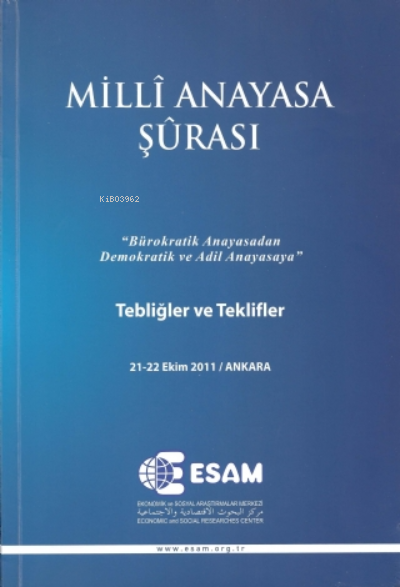 Milli Anayasa Şurası - Kolektif- | Yeni ve İkinci El Ucuz Kitabın Adre