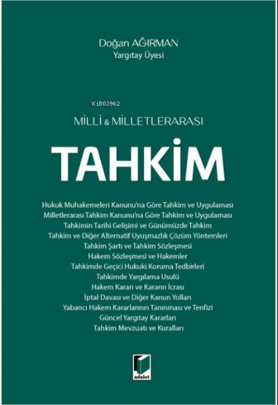 Milli & Milletlerarası Tahkim - Doğan Ağırman | Yeni ve İkinci El Ucuz