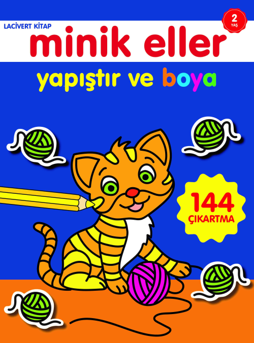 Minik Eller Yapıştır ve Boya;Lacivert Kitap - Ahmet Altay | Yeni ve İk