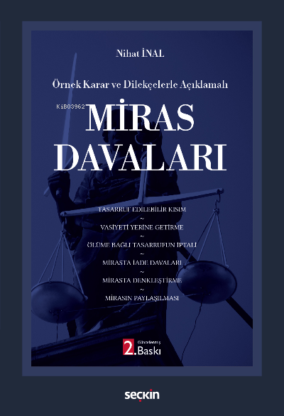 Miras Davaları - Nihat İnal | Yeni ve İkinci El Ucuz Kitabın Adresi