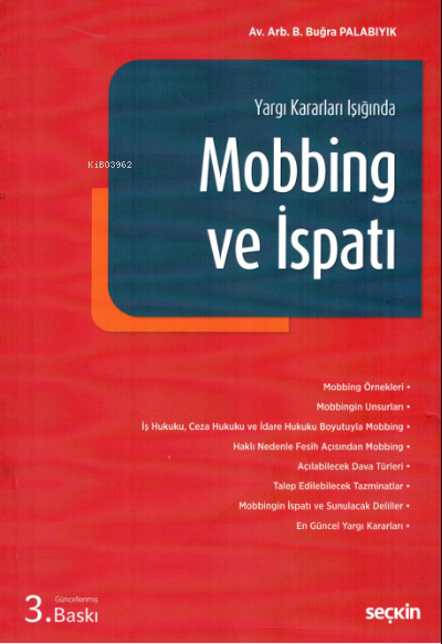 Mobbing ve İspatı;Yargı Kararları Işığında - B. Buğra Palabıyık | Yeni