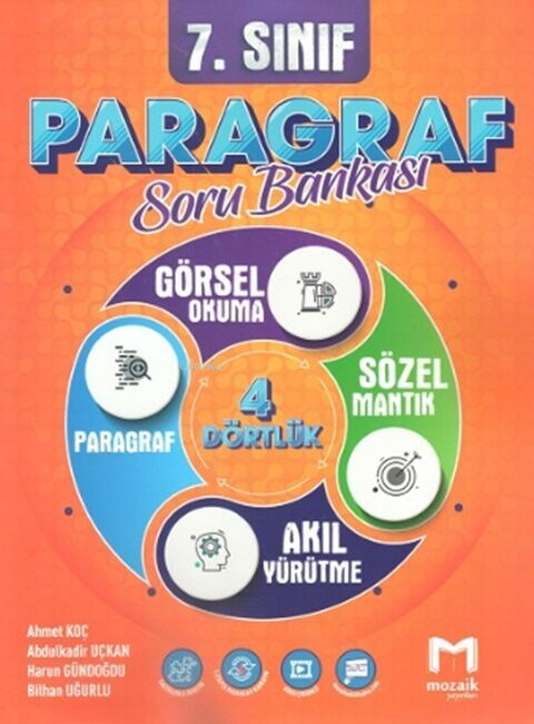 Mozaik Yayınları 7. Sınıf Paragraf Soru Bankası - Abdulkadir Uçkan | Y