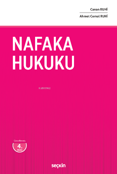 Nafaka Hukuku - Ahmet Cemal Ruhi | Yeni ve İkinci El Ucuz Kitabın Adre