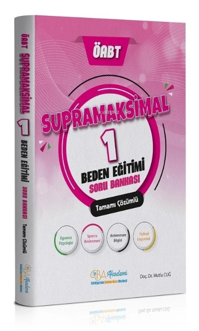 ÖABT Beden Eğitimi Supramaksimal-1 Soru Bankası Çözümlü - Mutlu Cuğ | 