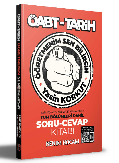 ÖABT Tarih Öğretmenim Sen Bilirsin Soru Cevap Kitabı - Yasin Korkut | 