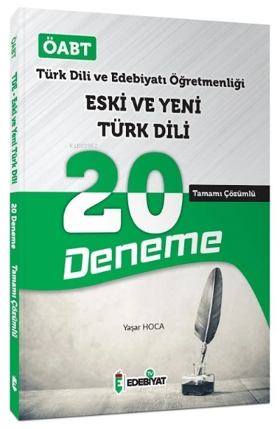 ÖABT Türk Dili Edebiyatı Eski ve Yeni Türk Dili 20 Deneme Çözümlü - Ya