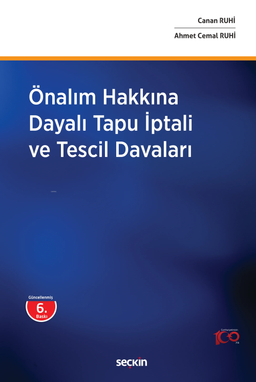 Önalım Hakkına Dayalı Tapu İptali ve Tescil Davaları - Ahmet Cemal Ruh