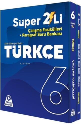 Örnek Akademi 6. Sınıf Süper İkili Türkçe Seti - Kolektif | Yeni ve İk