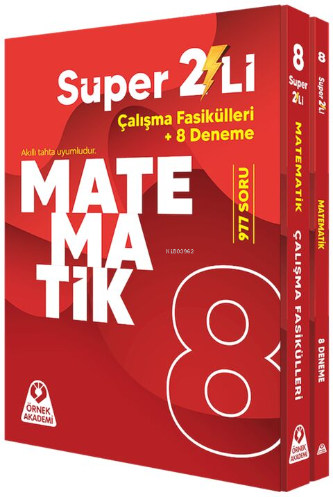 Örnek Akademi 8. Sınıf Süper İkili Matematik Seti - Kolektif | Yeni ve