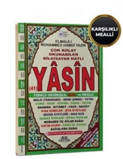 Ortaboy Fihristli Karşılıklı Mealli Yasin-i Şerif H-67 - Elmalılı Muha