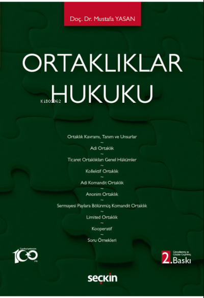 Ortaklıklar Hukuku - Mustafa Yasan | Yeni ve İkinci El Ucuz Kitabın Ad