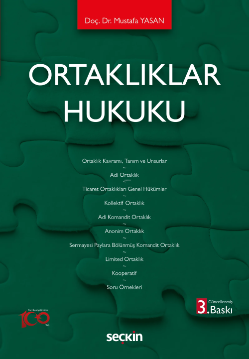 Ortaklıklar Hukuku - Mustafa Yasan | Yeni ve İkinci El Ucuz Kitabın Ad