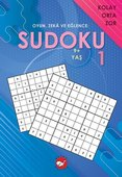 Oyun, Zeka ve Eğlence;Sudoku 1 Kolay, Orta, Zor (9+ Yaş) - Ramazan Okt