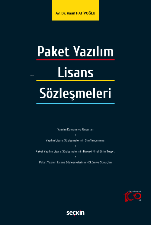 Paket Yazılım Lisans Sözleşmeleri - Kaan Hatipoğlu | Yeni ve İkinci El