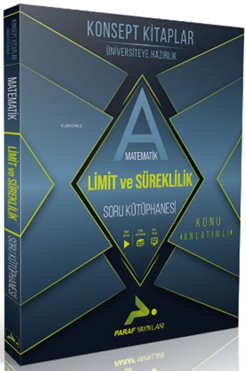 Paraf Yayınları AYT Limit ve Süreklilik Soru Kütüphanesi - Kolektif | 