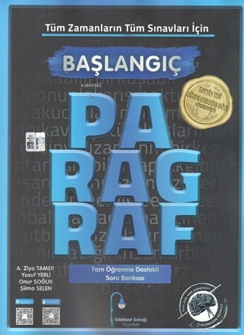 Paragraf Başlangıç Soru Bankası - A. Ziya Tamer | Yeni ve İkinci El Uc