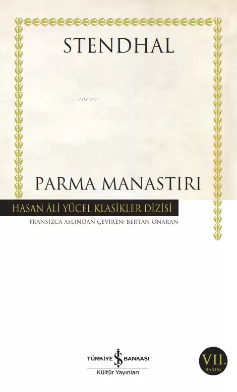 Parma Manastarı - | Yeni ve İkinci El Ucuz Kitabın Adresi