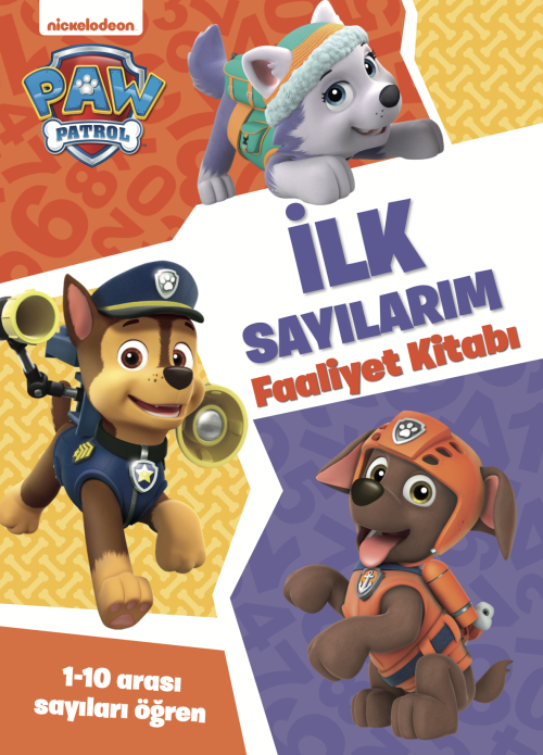 Paw Patrol İlk Sayılarım Faaliyet Kitabı - Caroline Asquith | Yeni ve 