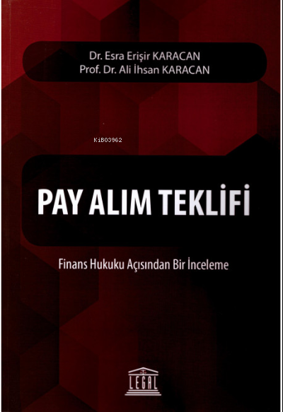 Pay Alım Teklifi - Ali İhsan Karacan | Yeni ve İkinci El Ucuz Kitabın 